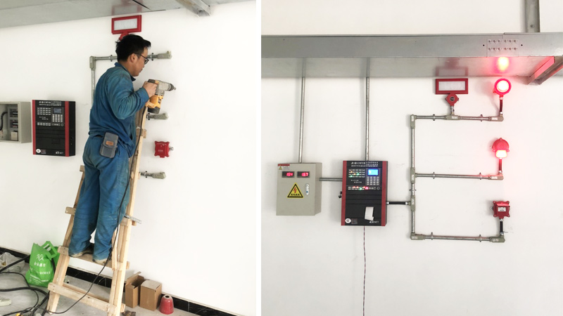 除塵設(shè)備氣體滅火系統(tǒng)