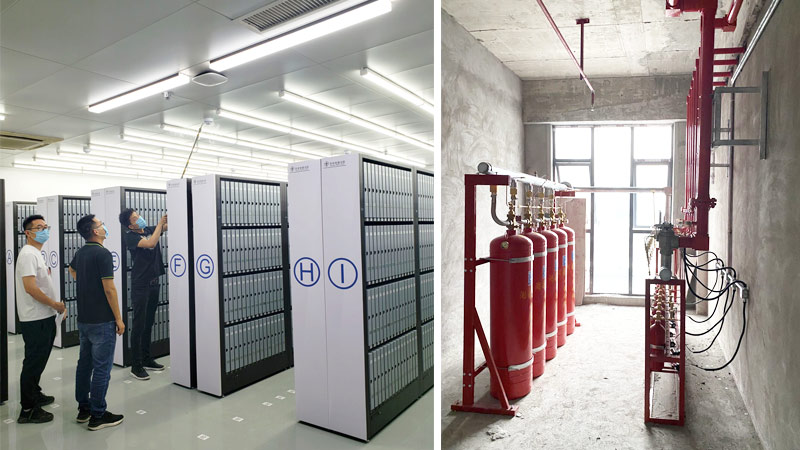 檔案庫房七氟丙烷滅火系統(tǒng)