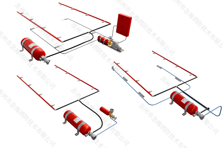 礦用防爆鋰離子蓄電池?zé)o軌膠輪車自動滅火裝置