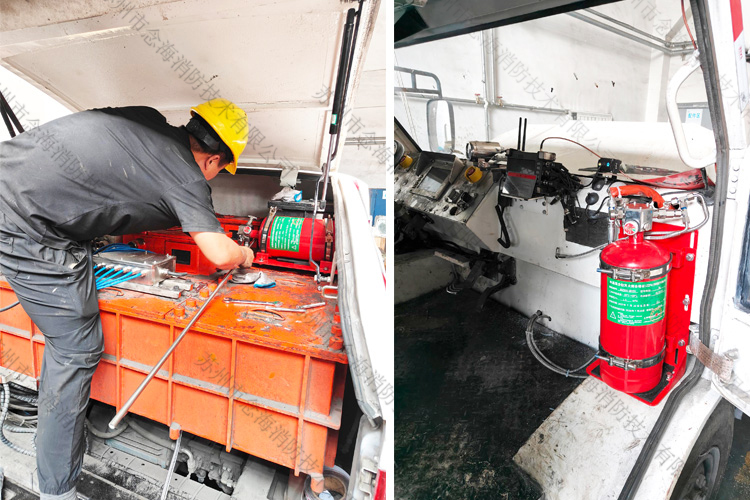 礦用防爆鋰離子蓄電池?zé)o軌膠輪車自動滅火裝置