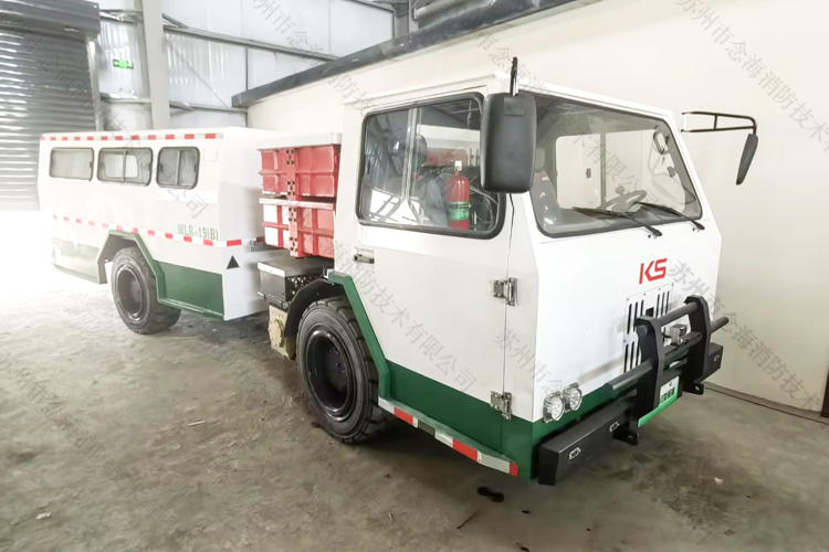 礦用防爆鋰離子蓄電池?zé)o軌膠輪車自動滅火裝置