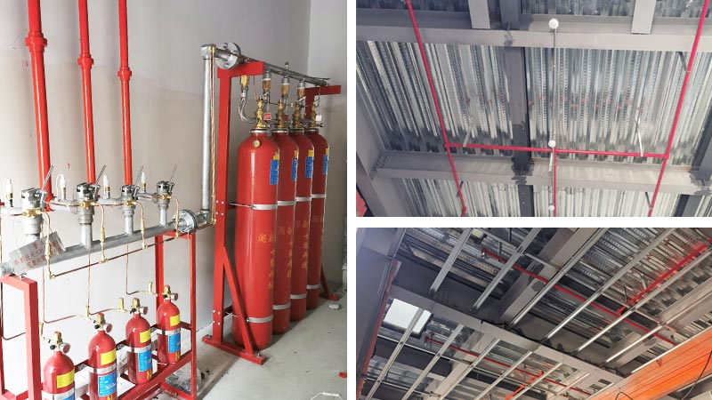 汽車發(fā)動機(jī)實(shí)驗(yàn)室氣體滅火系統(tǒng)