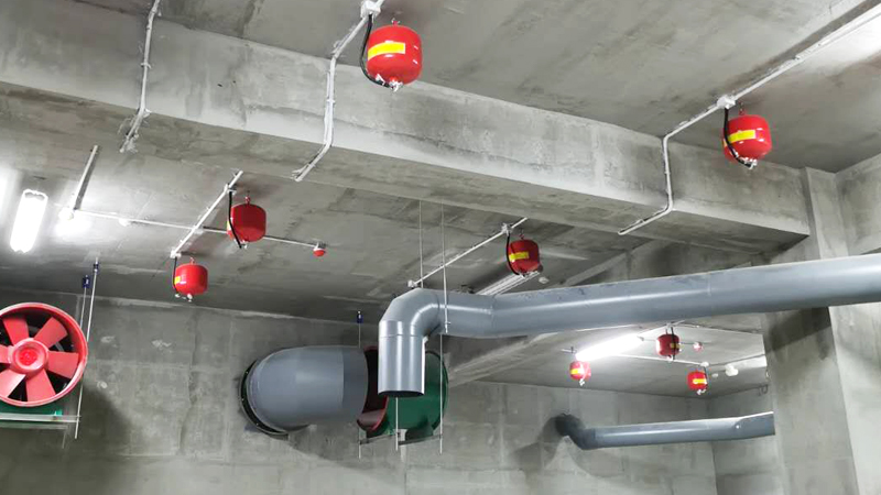 超細(xì)干粉滅火裝置