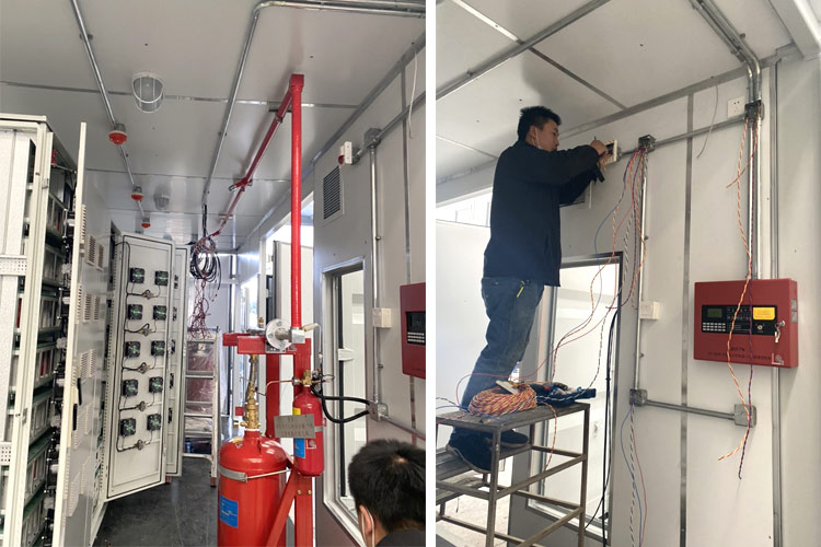 鋰電池儲能集裝箱七氟丙烷滅火系統(tǒng)